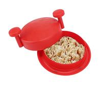 Fafeims Tritacarne, Strumento Manuale per Tritare il Pollo con Base Antiscivolo e Impugnatura Ergonomica per la Preparazione di Carne di Maiale Stirata e Verdure (rosso)