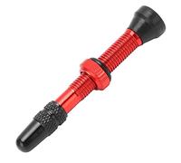 Fafeims Tronchi Valvole Tubeless in Lega di Alluminio Anodizzato Lungo 40 Mm per Bici da Strada Presta (Rosso)
