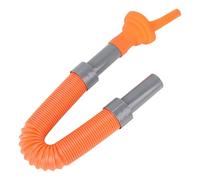 Fafeims Tubo di Riempimento del Secchio da Campeggio, Tubo di Ingresso dell'Acqua Retrattile Espandibile da 3,3 Piedi con Collegamento a Prova di Perdita (Orange)
