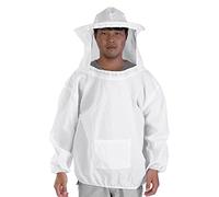 Fafeims Tuta da Apicoltore, Tuta da Apicoltore Professionale con Velo a Cappello Rotondo e Polsini Elastici per la Manutenzione Dell'alveare Attrezzatura Protettiva per L'apicoltura