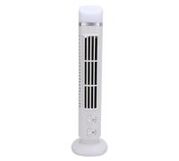 Fafeims Ventilatore a Torre Senza Lama Ventilatore da Tavolo USB Portatile Regolabile Compatto e Silenzioso con Luce per Ufficio (WHITE)