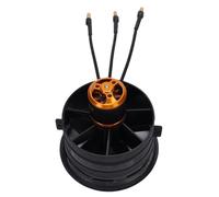 Fafeims Ventola del Motore Senza Spazzole da 3200kv da 64 Mm, Potente Spinta, Assemblaggio Pratico, Materiali Durevoli, Controllo Preciso, Applicazioni Multiple, Potente Uscita del Flusso d'aria,