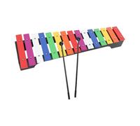 Fafeims Xilofono, Strumento a Percussione a 15 Note con 2 Bacchette Chiavi Colorate per Bambini Principianti Educazione per Bambini Apprendimento Musicale