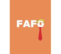 FAFO Notebook (Orange) 8.5x11 w/148 lined blank pages - Journal/Diary