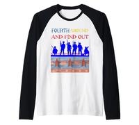 FAFO Quarto Intorno E Scopri Luglio Maglia con Maniche Raglan