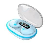 FAFOUR Cuffie invisibili senza fili IPX5 impermeabili, auricolari senza fili con custodia di ricarica Bluetooth 5.3 cuffie touch control, cuffie nascoste - doppia cancellazione del rumore (bianco)