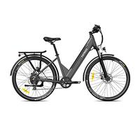 Fafrees Bici Elettrica con APP, 27.5" Bicicletta Elettrica Uomo, 36V 14.5Ah Ebike Donna 100KM Pedalata Assistita, 250W Bici Elettriche da Città, 7 Velocità, Official F28 Pro 2023 Nero