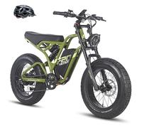 Fafrees Bici elettrica F20 Ultra E Bike, batteria 48V 25Ah, città elettrici da 20"* 5.0 pollici, motore fatbike, autonomia mountain bike fino a 80-140 km (Verde)