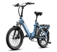 FAFREES F20 Flex E-bike pieghevole, batteria rimovibile da 25 Ah, cambio a 7 velocità per la città - blu - Nouvo