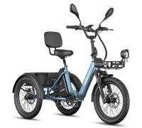 FAFREES F20 Mate II Tricycle électrique, batterie 48 V 21 Ah, freins à