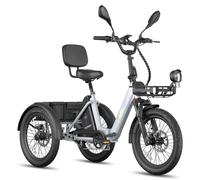 FAFREES F20 Mate II Tricycle électrique, batterie 48 V 21 Ah, freins à