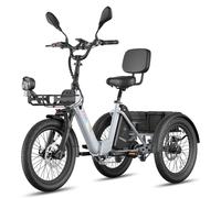 FAFREES F20 Mate II Tricycle électrique cargo pour seniors, batterie a