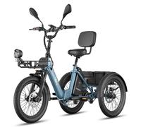 FAFREES F20 Mate II Tricycle électrique cargo pour seniors, batterie a