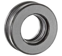 Fag 51100 scanalato Race cuscinetto di spinta, singola fila, aperto, 90 °, angolo di contatto in acciaio Cage, Metric, 10 mm ID, 24 mm od, 9 mm larghezza, 9500RPM massima velocità di rotazione, capacità di carico 3150LBF statico, 2240LBF dinamica capacità di carico