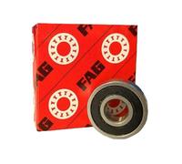 FAG 608-2RS-C3 - Cuscinetto a sfere scanalato monopetto, diametro foro 8 mm, diametro esterno 22 mm, velocità massima 20