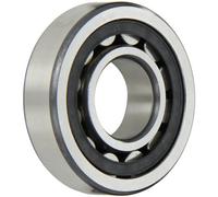 FAG NJ306E-TVP2-C3 Cuscinetto a rulli cilindrici, fila singola, foro diritto, anello interno rimovibile, flangiato, alta capacità, gabbia poliammide/nylon, gioco C3, metrico, ID 30mm, 72mm OD, larghezza 19mm