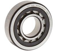 FAG NU204E-TVP2-C3 Cuscinetto cilindrico a rulli, singola fila, foro dritto, anello interno rimovibile, alta capacità, gabbia in poliammide, altezza 20 mm, diametro 47 mm, larghezza 14 mm