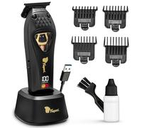 Fagaci Macchinetta per Capelli Professionale Zero Gap, Trimmer Barba Lame DLC ad Alta Affilatura Tagliacapelli Professionale, Motore Vector ad Alta Coppia Rasoio Capelli Uomo 0mm, Tagliacapelli a Zero