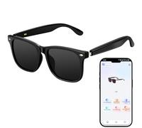 Fagalil Occhiali Intelligenti con Intelligenza Artificiale, Occhiali da Sole Bluetooth per Uomo e Donna con Traduzione in Tempo Reale Protezione dalla Luce Blu e Dai Raggi UV Lenti Intercambiabili