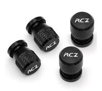 FAGBPEFW 4 Pezzi Tappi Ruote Auto, per Peugeot RCZ Resistenti alla Corrosione Bello e Pratico Tappi Gomme Auto Accessori per Pneumatici