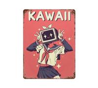 FAGERERO Kawaii Anime TV GirlWall Decor Art Metal Tin Poster Modern Bar Decorations40x30cm