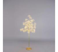 Faggio Natalizio con 1120 LED e Ciuffi: Altezza 150 cm, Diametro 70 cm, Gold