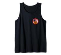Fagiano Caccia Uccello Logo Hunter Bandiera Americana Canotta