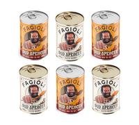 Fagioli alla Bud Spencer 6 lattine da 400 g: 3 lattine di Fagioli Ricetta Originale + 3 lattine di fagioli ricetta Tex-Mex