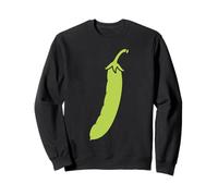 Fagioli Verdi Semplice vegetale Minimalista Fagiolo Verde Felpa