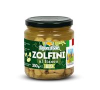 FAGIOLI ZOLFINI AL FIASCO 350 GR VASO fagioli toscani cotti TOSCANA tradizione