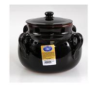 FAGIOLIERA IN TERRACOTTA VULCANIA CM.20 CON COPERCHIO