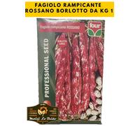 FAGIOLO RAMPICANTE ROSSANO BORLOTTO DA KG 1 BLUMEN FOUR