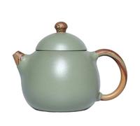 Fagiolo Verde Sabbia Viola Sabbia Teiera Incagliato Argilla Dragon Egg Teiera Famiglia Kung Fu Tea Set