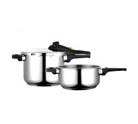 FAGOR - Fornello Super Rapido Rapid 4+6 L Inox 18/10 Fagor 4L Ø22X12Cm 6L Ø22X17Cm - 8429113800086