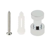 Fagoritime Gancio porta accappatoio in ottone | Multicolor 32mm for Appendere Borsa, Cappello, Chiave, Maschera, Asciugamano, Accappatoio: Cucina, Bagno(Bright Chrome)
