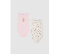 FAGOTTINO, Bipack Body In Puro Cotone Multicolor Da Neonata Con Stampe Hello Kitty, Bambina, Multicolor, Taglia: 9-12