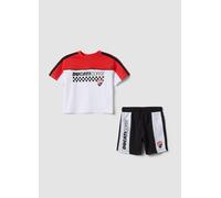 OVS KIDS Completo jogging rosso Ducati in cotone elasticizzato per bimbo regular fit