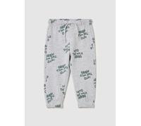 FAGOTTINO, Joggers Con Profili Elasticati Stampa "into The Wild Mood", Bambino, Grigio, Taglia: 9-12