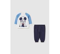 FAGOTTINO, Jogging Set In Cotone Bio Stampa Topolino, Neonato, Multicolor, Taglia: 3-6