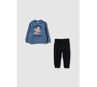 FAGOTTINO, Jogging Set In Felpa Con Stampa "racoon Team", Bambino, Blu, Taglia: 18-24