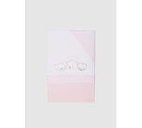 FAGOTTINO, Lenzuolini Rosa In Cotone Per Culla, Neonata, Bianco, Taglia: ONE SIZE