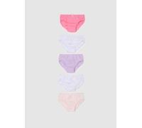 FAGOTTINO, Multipack Di Cinque Mutande Da Bambina In Puro Cotone, Multicolor, Taglia: 30-36