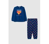 FAGOTTINO, Pigiama Da Bambino In Puro Cotone Blu Con Grafica Superman, Blu, Taglia: 12-18
