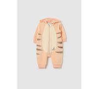 FAGOTTINO, Tutina In Velour Con Ricamo Tigro, Unisex, Arancione, Taglia: 1-3