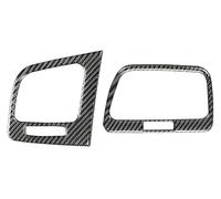 FAHBSTR Cornici Pannello Interno Auto per VW per G&olf 7 Mk7 2014-2019 Adesivi per Bocchette di Ventilazione Laterali Interne Dell'auto(Black Carbon Fiber)
