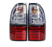 FAHBSTR Indicatore Laterale Per T&oyota Per Prado Per L&and Per Cruiser 90 1997-2002 Luce LED Indicatore Direzione Fendinebbia Luci Posteriori(Red White)