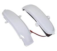 FAHBSTR Indicatori Di Direzione Per Benz Classe C W203 S203 CL203 2000-2007 Indicatore Montaggio Dinamico LED Specchio Laterale Disabilita Luce Segnale(Dynamic Milky White)