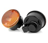 FAHBSTR Indicatori Di Direzione Per Jeep Per Wrangler 2014-2017 12V Indicatore Direzione Ambra Fendinebbia Griglia Anteriore Paraurti Luce 68200291AA 68200290AA(2 pcs)
