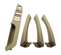 FAHBSTR Set maniglie Per Serie 3 E90 E91 316 318 320 325 328i 2004-2012 LHD Maniglia Interna In Plastica Portiera Rivestimento Set Completo(Beige,37.5 Low-end)