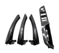 FAHBSTR Set maniglie Per Serie 3 E90 E91 316 318 320 325 328i 2004-2012 Maniglia Interna Per Portiera Rivestimento Set Completo(Carbon,37.5 Low-end)